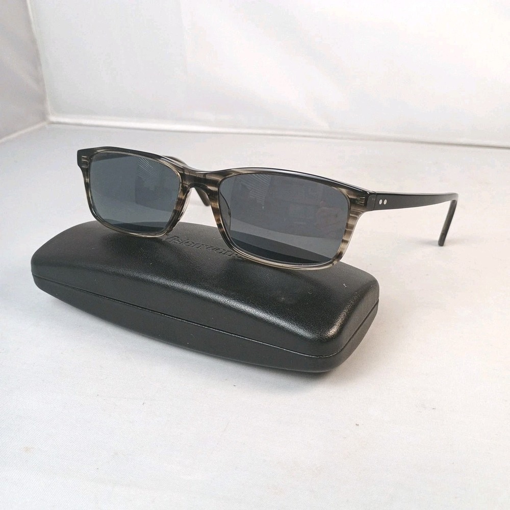 FRAME ONLY Robert Mitchel Eyeglasses RM 5002 SMK Blk/Grey Rectangular 55-17-140